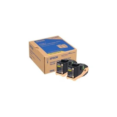 Toner ORIGINALE EPSON GIALLO C13S050606 0606 Epson Aculaser C9300 2PZ