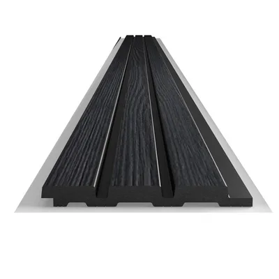 Doga centrale in duropolimero effetto legno Nero oak sfondo nero 2800x120x12 (minimo 5pz)