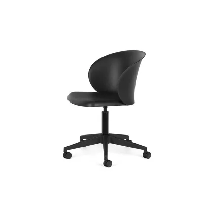 Connubia Sedia Home Office girevole Tuka CB2345 con struttura in nylon e seduta a scelta - Con braccioli