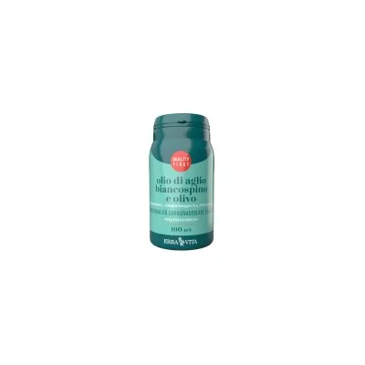 ERBA VITA OLIO DI AGLIO BIANCOSPINO E OLIVO 100 PERLE