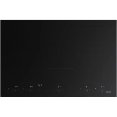 Franke: Piano cottura a induzione Mythos Masterpiece K-LINK FMY 805 I F KL AN 108.0735.487 in vetro nero/antracite da 77 cm