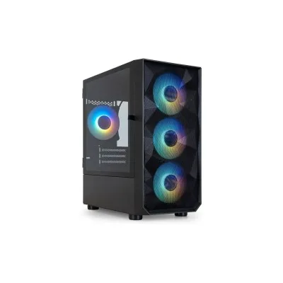 CASE TOOQ GAMING TQGCC901-B Seizure Micro-ATX/Mini-ITX Minitower Custodia da gioco Pannello laterale vetro temperato
