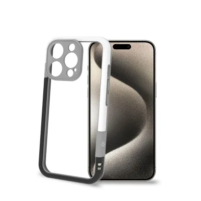 CELLY BUMPER IPHONE 16 PRO BLACK/WHITE BUMPER1079BKWH