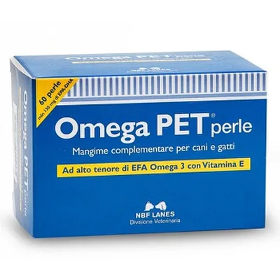 Nbf Lanes Omega Pet Perle Integratore Di Omega 3 Cani E Gatti 60 Perle