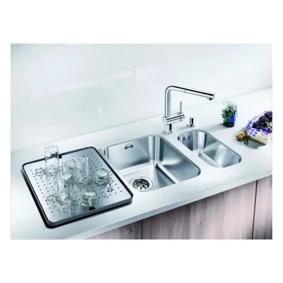 Blanco Vassoio sintetico con ripiano forato 1513485 in acciaio inox da 36 cm