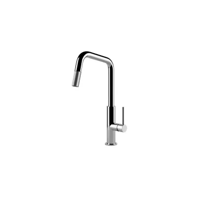 Foster Miscelatore monocomando con canna girevole ed estraibile 8522 000 finitura ottone cromato - IN PROMOZIONE FINO AL 30/06