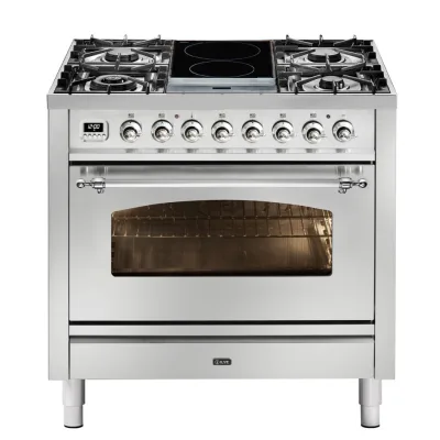 Ilve Cucina P09N da incasso Nostalgie P09IDNE3 piano cottura 4 fuochi e 2 zone induzione con dual da 90 cm - IN PROMOZIONE FINO AL 6/07