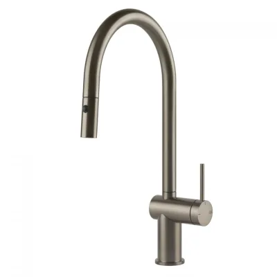 PRONTA CONSEGNA - Gessi Miscelatore monocomando con doccetta estraibile Inedito Collection 60413 149 finitura Finox - IN PROMOZIONE FINO AL 5/09
