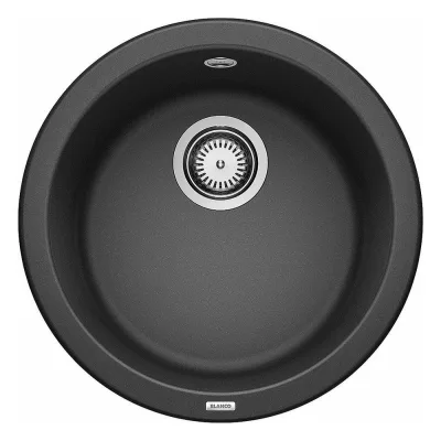 Blanco Lavello rotondo una vasca BLANCORONDO 1511629 finitura antracite da Ø45 cm - Sopratop