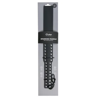 Sculacciatore XL 44,5 cm Premium paddle nero Bondage BDSM Fetish Fetish pelle