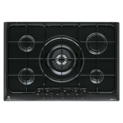 Electrolux | Piano cottura a gas Soft PN750UV finitura nero da 75 cm