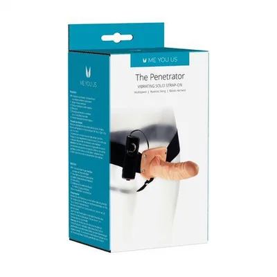 Strap-On Vibrante Me You Us The Penetrator 15 cm con Imbracatura Regolabile