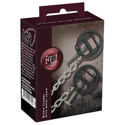 Pinze Capezzoli Regolabili Catena 44cm BDSM Bondage Sex Toy Fetish Collection