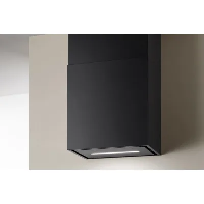 Airone Cappa a parete Rubik Evo finitura nero opaco da 40 cm