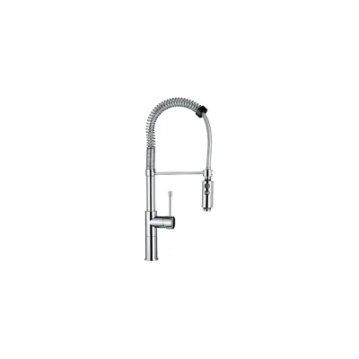 Foster Miscelatore monocomando con canna girevole e doccia orientabile 8484 000 finitura ottone cromato - IN PROMOZIONE FINO AL 30/06