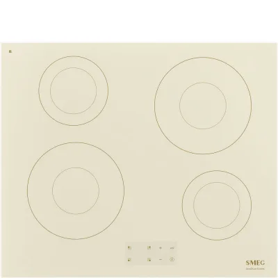 Smeg Piano cottura a induzione SI2641DP in vetroceramica panna da 60 cm - IN PROMOZIONE FINO AL 30/06