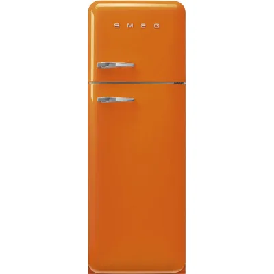 Smeg Frigorifero doppia porta con cerniere a destra a libera installazione FAB30ROR6 finitura arancione da 60 cm