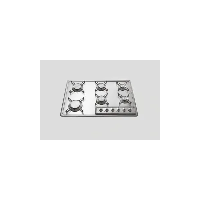 Alpes Piano cottura a gas F 579/6G in acciaio inox da 79 cm