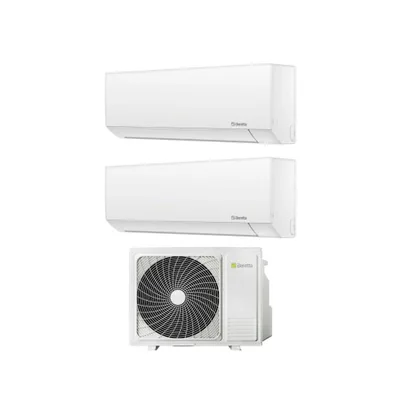 Climatizzatore Condizionatore Beretta Dual Split 9000+12000 Btu Serie BREVA E Inverter con 18000-2 Wi-Fi Optional 9+12 A++/A+