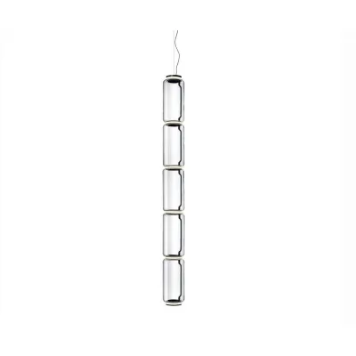 Flos Lampada a sospensione Noctambule Suspension 5 High Cylinder finitura nero