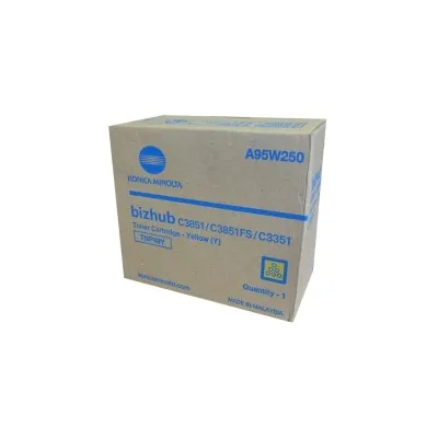 TONER ORIGINALE KONICA MINOLTA TNP49Y GIALLO A95W250 12K Bizhub C3351