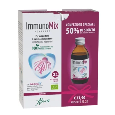 IMMUNOMIX ADVANCED SCIROPPO 2 FLACONI DA 210G
