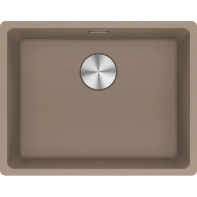 Franke: Lavello una vasca Vasche Sottotop Maris MRG 110-52 125.0686.721 finitura fragranite oyster da 55.3x43.3 cm
