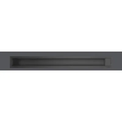 Barazza Canale attrezzato 1CI187N in acciaio inox nero opaco da 180 cm