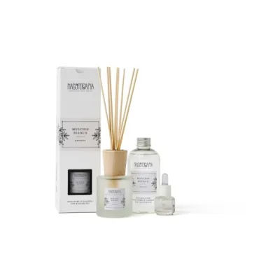 NASOTERAPIA RICARICA DIFFUSORE BASTONCINI MUSCHIO BIANCO 250ML