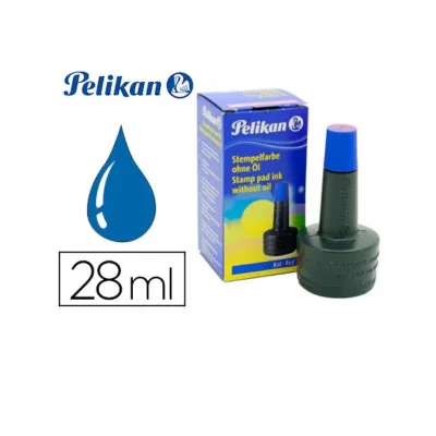 PELIKAN INCHIOSTRO TIMBRI S/O 28ML BLU 351213