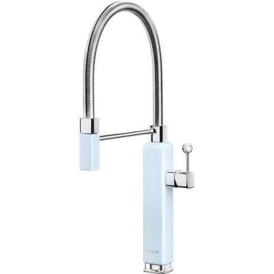 Smeg S Miscelatore monocomando con doccetta MDF50PB finitura azzurro - IN PROMOZIONE FINO AL 6/07