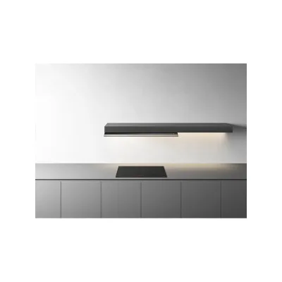 Falmec Cappa a parete aspirante Shelf con pannello frontale personalizzabile da 120 cm