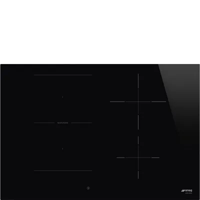 PRONTA CONSEGNA - Smeg Piano cottura a induzione SI1M4744D in vetroceramica nero da 75 cm