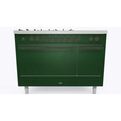 Ilve Cucina P12N da incasso Nostalgie P12SDQNE3 doppio forno cieco e piano cottura 5 fuochi con coupe de feu e dual da 120 cm - IN PROMOZIONE FINO AL 6/07