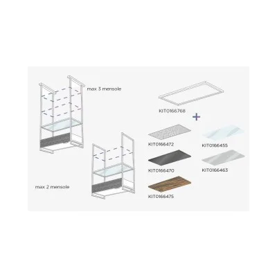 Elica: Kit cornice mensola KIT0166768