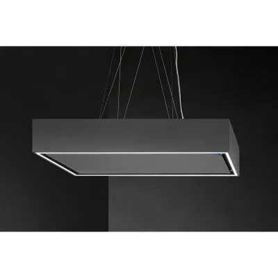 Airone Cappa a isola Bellini Evo finitura antracite da 90 cm
