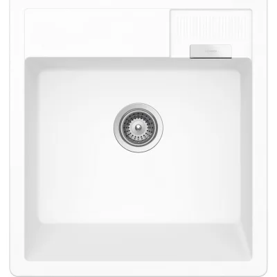 Schock Lavello una vasca da appoggio KALLIO M100 KALM100M74 finitura bianco opaco da 59.8x63 cm