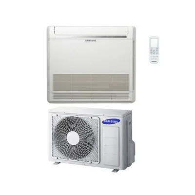 Climatizzatore Condizionatore Samsung Inverter A Pavimento Console AC026RNJDKG Da 9000 Btu A++ R-32 WI-FI Optional Con Comando Incluso