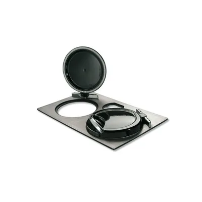 La Nordica Kit centrino con coperchi 7015784 in ghisa vetrificata antracite
