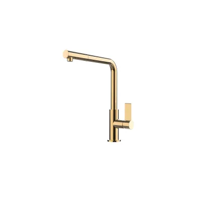 Foster Miscelatore monocomando con canna girevole ed estraibile 8498 855 finitura ottone PVD brandy - IN PROMOZIONE FINO AL 30/06