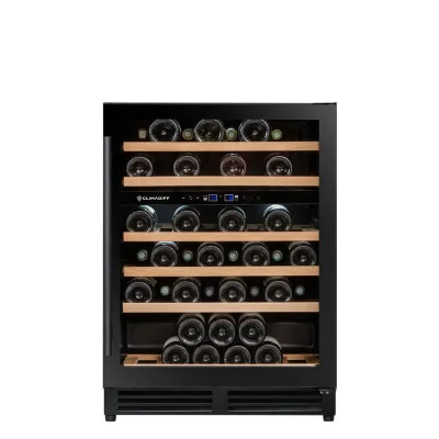 PRONTA CONSEGNA - Climadiff Cantinetta vino sottopiano da incasso CBU50D2B finitura nero da 60 cm