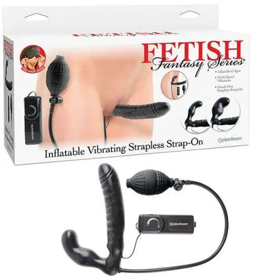 Strap-On Strapless Pipedream Fetish Fantasy Gonfiabile Vibrante 16,5 cm Senza Cinghie Sex Toy