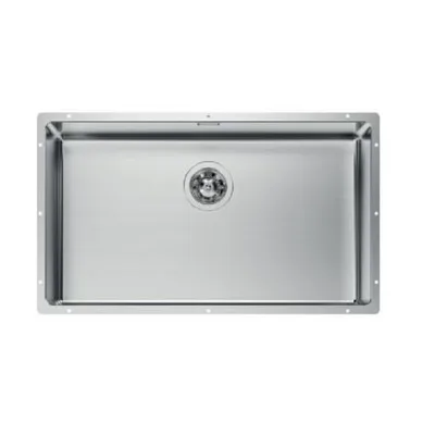 Foster Lavello una vasca 2157 840 finitura acciaio inox da 75x44 cm - IN PROMOZIONE FINO AL 30/06