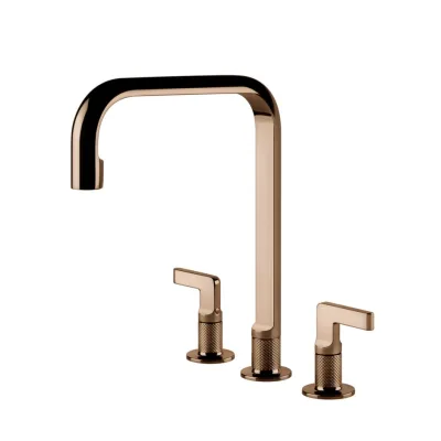 Gessi Miscelatore a 3 fori Inciso Collection 58701 030 finitura Copper - IN PROMOZIONE FINO AL 6/07
