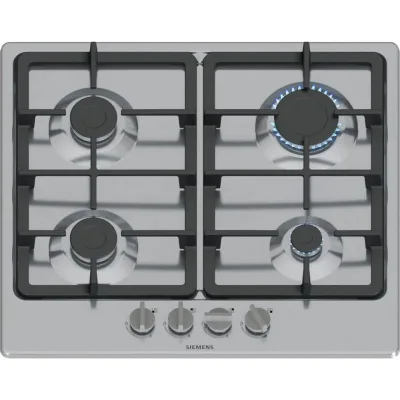 Siemens Piano cottura a gas EG6B5PK90 finitura acciaio inox da 60 cm