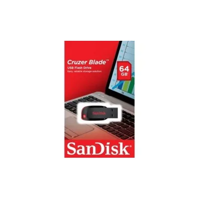 Pendrive Sandisk Cruzer Blade USB 2.0 Memoria 64GB SDCZ50-064G-B35