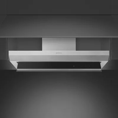 Smeg S Cappa aspirante integrata KSGT124XV finitura acciaio inox da 120 cm