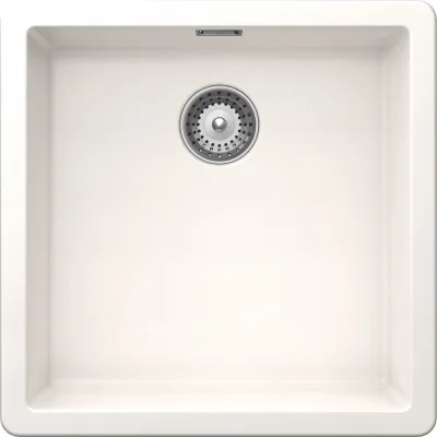 Schock Lavello una vasca GALAXY N100 GALN100A99 finitura bianco puro da 45.6x45.6 cm