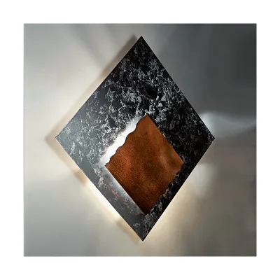 Minitallux Lampada a parete a LED PIASTRA QM in diverse finiture by Icone Luce