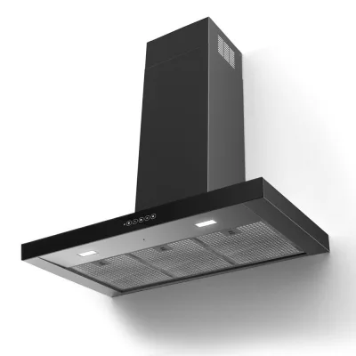 Faber Cappa a parete T-DARK A90 NG 325.0652.937 finitura inox nero da 90 cm